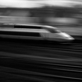 Photography titled "grande vitesse" by Bernard Jacques, Original Artwork