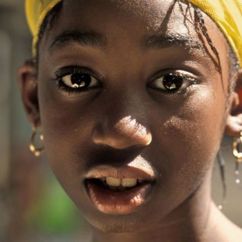 Photographie intitulée "portrait à la pisci…" par Bernard Jacques, Œuvre d'art originale