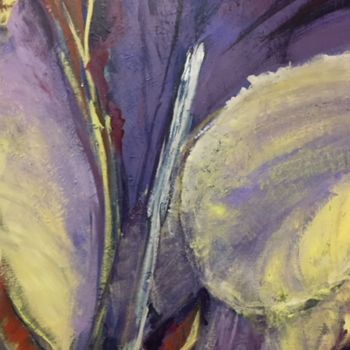 Painting titled "iris.jpg" by Bernadette Cazal, Original Artwork, Acrylic