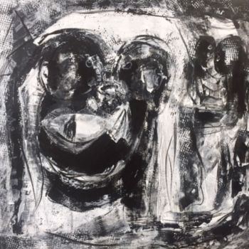 Картина под названием "img-1228.jpg" - Bernadette Cazal, Подлинное произведение искусства, Акрил