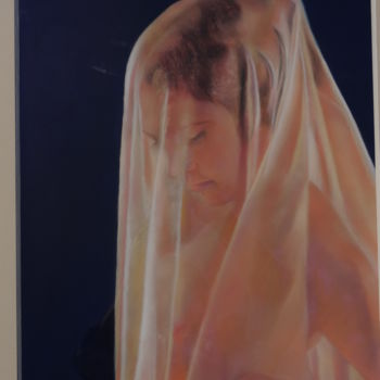 Peinture intitulée "voile et dévoilement" par Bernadette Chaudet, Œuvre d'art originale, Autre
