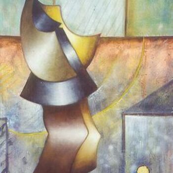 Peinture intitulée "Josef Beuys" par Bernard Alaux, Œuvre d'art originale