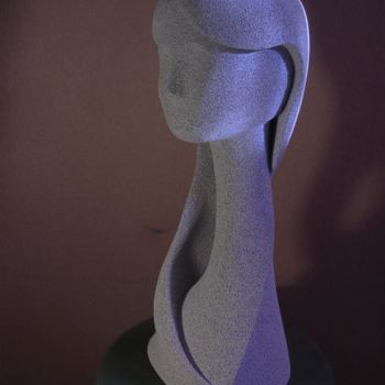Skulptur mit dem Titel "Long cou" von Bernard Baltassat, Original-Kunstwerk