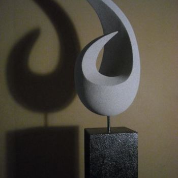 Sculpture titled "Double Virgule" by Bernard Baltassat, Original Artwork