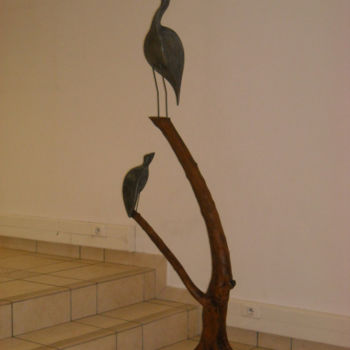 Sculpture titled "Tapon" by Bernard Baltassat, Original Artwork