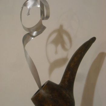 Sculpture intitulée "Esprit" par Bernard Baltassat, Œuvre d'art originale