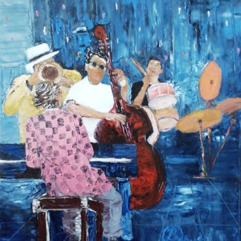 Peinture intitulée "West End Blues" par Bernard Beneito, Œuvre d'art originale, Huile