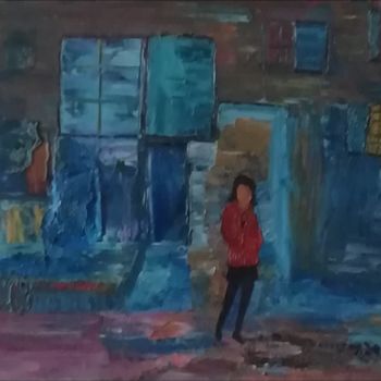 Peinture intitulée "Winter in Paris" par Bernard Beneito, Œuvre d'art originale, Huile