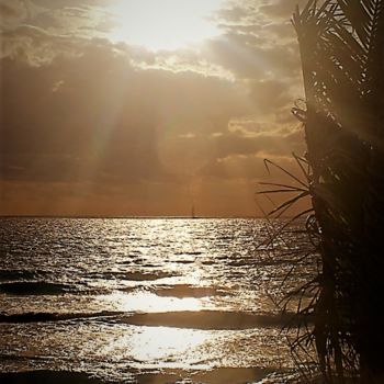 Photography titled "Cancun's Sun" by Bernard Best, Original Artwork