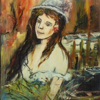 Painting titled "MARY LA FILLE DU PÉ…" by Sam De Beauregard, Original Artwork, Oil