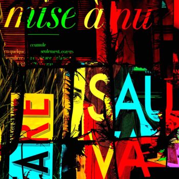 Collages titled "Série; tout-est-aff…" by Bernard Lapeña, Original Artwork, Photo Montage