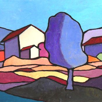 「impression-paysage-…」というタイトルの絵画 Bernard Olczakによって, オリジナルのアートワーク