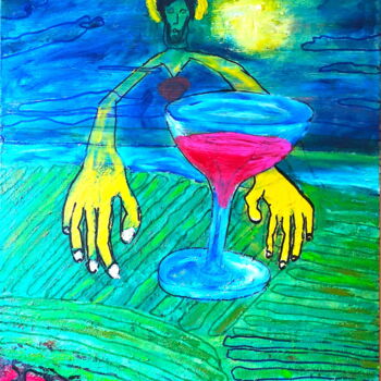 Schilderij getiteld "H011P20 Gironde et…" door Bernard Pineau, Origineel Kunstwerk, Olie