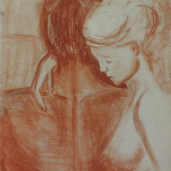 Drawing titled "phpnksngh.jpg" by Bernard Relecom, Original Artwork, Pastel