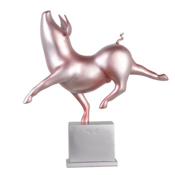 Sculpture intitulée "Pig pride" par Bernard Rives, Œuvre d'art originale, Résine