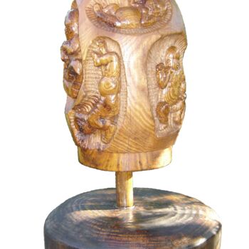 雕塑 标题为“Mater doloris” 由Bernard Sabathé, 原创艺术品, 木