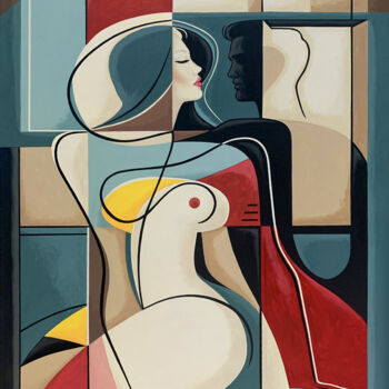 Malerei mit dem Titel "PURE PASSION" von Bernard Simunovic, Original-Kunstwerk, Acryl