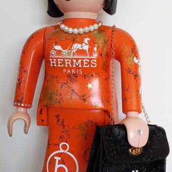 雕塑 标题为“Miss Hermès by Pop” 由Bernard Xavier, 原创艺术品, 喷漆