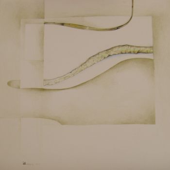 Σχέδιο με τίτλο "Méandre" από Bernard Zwegers, Αυθεντικά έργα τέχνης, Μολύβι