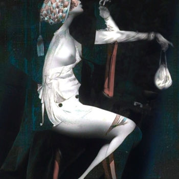 "Smoking girl" başlıklı Dijital Sanat Bernardalcaraz tarafından, Orijinal sanat, Kâğıt