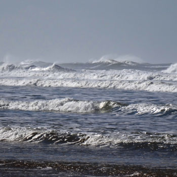 Photographie intitulée "Sea winter & sun S0…" par Bernard Liotier, Œuvre d'art originale