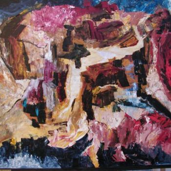 Pintura intitulada "devinez" por Bernard Sabot, Obras de arte originais