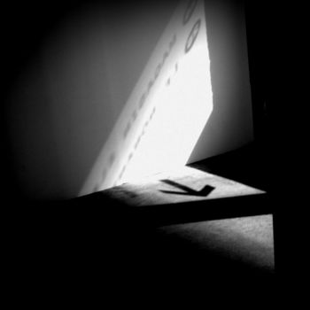 Fotografia intitolato "Suivre son ombre.(s…" da Bernard Vergier, Opera d'arte originale