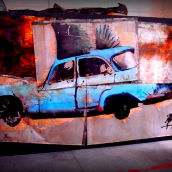 Photographie intitulée "lard en rut "l'auto…" par Bernard Vergier, Œuvre d'art originale