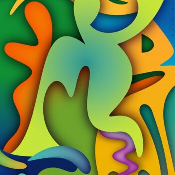 Digital Arts titled "Warm Welcome In The…" by Bernd Wachtmeister, Original Artwork, Digital Painting