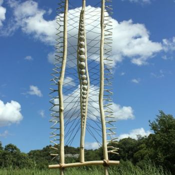 Instalación titulada "Attrape rêves" por Alain Bernegger, Obra de arte original