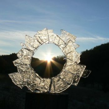 Sculpture titled "nouvelle lumière" by Alain Bernegger, Original Artwork, Ice