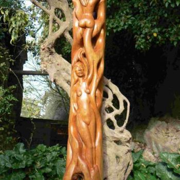 Sculptuur getiteld "Art Bradames" door Alain Bernegger, Origineel Kunstwerk