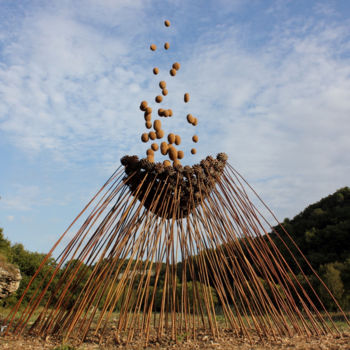 Installation intitulée "graal" par Alain Bernegger, Œuvre d'art originale