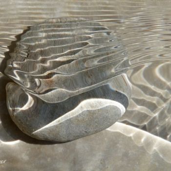 Instalación titulada "Galet et reflet" por Alain Bernegger, Obra de arte original