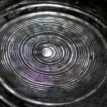 Installation intitulée "Rond d'eau et reflet" par Alain Bernegger, Œuvre d'art originale