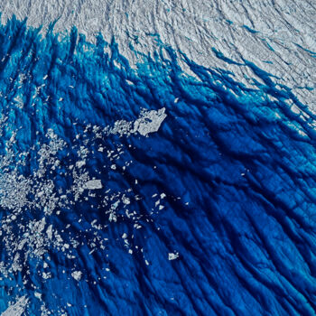 Фотография под названием "Blue Lake 01, Green…" - Bernhard Edmaier, Подлинное произведение искусства, Цифровая фотография