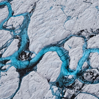 Фотография под названием "Ice Cap, Greenland" - Bernhard Edmaier, Подлинное произведение искусства, Цифровая фотография