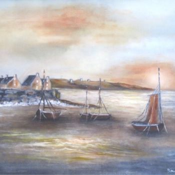 Painting titled "Bretagne" by Bernie38, Original Artwork