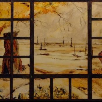 Pittura intitolato "grille.jpg" da Didier Bernis, Opera d'arte originale