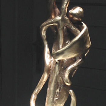 Скульптура под названием "Jazz" - Bertalan, Подлинное произведение искусства
