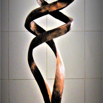 Sculpture intitulée "Girl with curls" par Bertalan, Œuvre d'art originale