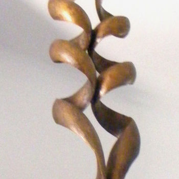 Sculpture intitulée "Standing woman figu…" par Bertalan, Œuvre d'art originale, Métaux