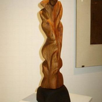 Скульптура под названием "Soldier" - Bertalan, Подлинное произведение искусства, Дерево