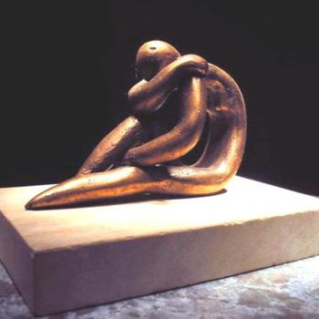 Sculpture titled "Stage" by Bertalan, Original Artwork, Metals
