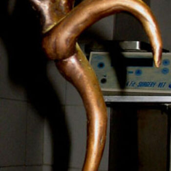 Skulptur mit dem Titel "Dancer" von Bertalan, Original-Kunstwerk, Metalle