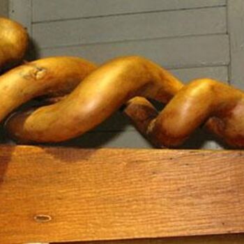 Sculpture titled "Lying figure wood" by Bertalan, Original Artwork