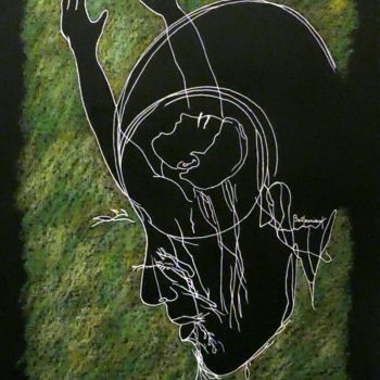 Malarstwo zatytułowany „Stromae” autorstwa Berthoumieux, Oryginalna praca, Akryl