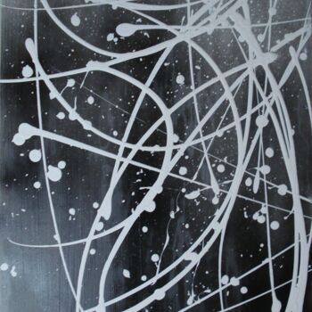 Картина под названием "MOUVEMENT  3" - Bertrand Delogne, Подлинное произведение искусства, Акрил Установлен на Деревянная ра…