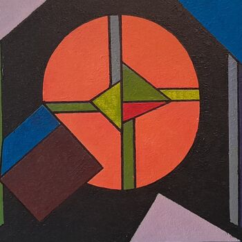 Peinture intitulée "Etude 11 ." par Bertrand Jost, Œuvre d'art originale, Acrylique Monté sur Carton