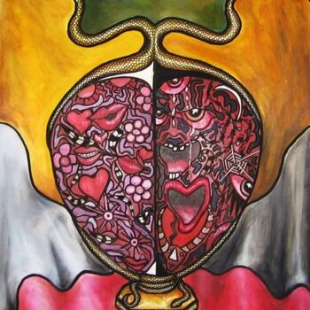 Картина под названием "Fragrance" - Bertrand Lamouroux, Подлинное произведение искусства, Акрил